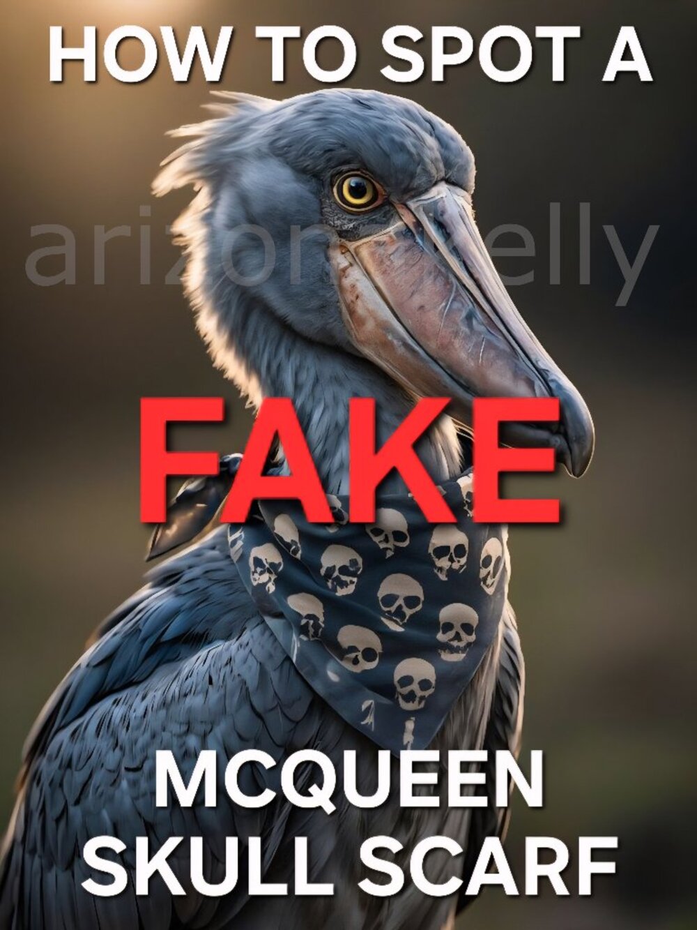 How To Spot A Fake McQueen Skull Scarf